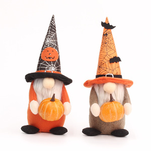 Muñecos de Gnomo de Tela para Halloween, Decoraciones de Calabaza y Murciélago, Adornos de Halloween para Interiores y Exteriores HX-2250A HX-2250B - Product Image 5
