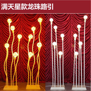 <strong>Can</strong> Be Bent Straight 5 Heads S-shaped New Wedding Props Road Lead Bulb Wedding Lotus Bud Road Lead Wedding Decoration Light - Product Image 5