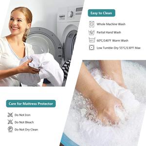 Protector de Colchón Impermeable al por Mayor, Funda de Colchón para el Hogar, <span class=keywords><strong>Cubre</strong></span> Colchón Completo con Cierre - Product Image 4