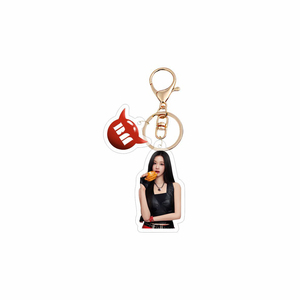 Llavero de acrílico personalizado al por mayor BABYMONSTER con impresión UV, accesorio colgante para bolso, recuerdo de moda del mismo estilo - Product Image 3