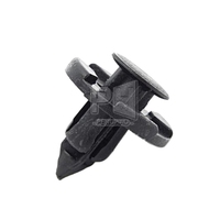 Fixation à Rivet de voiture, 10 pièces, 8mm, clapets de boue pare-chocs, Clips de retenue en plastique noir pour Nissan