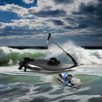 JetFly JF08-Planche à Jet 12kW pour Sports Nautiques Océaniques, Planche de Surf en Fibre de Carbone, Essence Électrique, Tension de Batterie 72V, Unisexe Portable