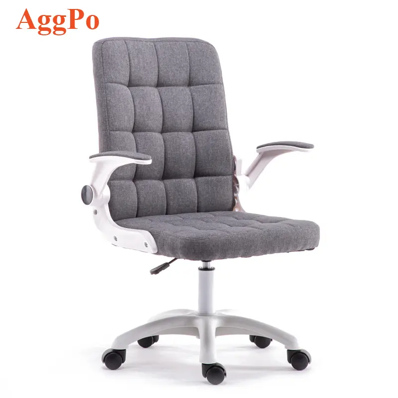 rotating Computer chair Comfortable lifting Home office chair Commercial Furniture Office Chairs PU and Cloth Surface Selection