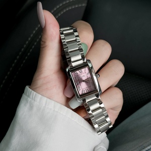 Scottie 9655b Nouvelle Montre Classique Carrée Élegante Or Bracelet Acier Inoxydable 3ATM Étanche Luxe Quartz pour Femme - Product Image 5