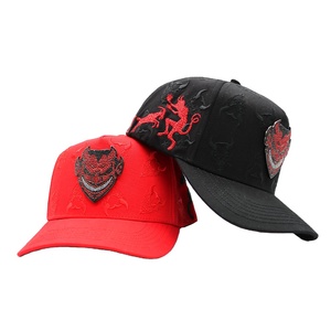 OEM/ODM Personalized Metal Plate Logo 3D Embroidery Vintage Striped Letter Common 5-Panel 31 Baseball Caps Street Fashion <b>Hats</b> - Product Image 1