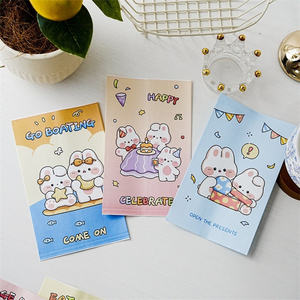 ถุงของขวัญกระดาษคราฟท์การ์ตูนแพ็ค10ชิ้นเป็นมิตรกับสิ่งแวดล้อมสำหรับการอบขนมเล็กๆการจัดเก็บสินค้าในซูเปอร์มาร์เก็ตใช้โปรโมชั่น - Product Image 3