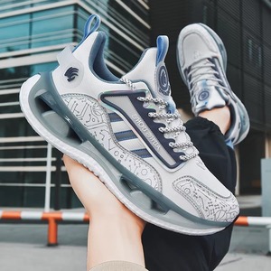 Zapatillas Deportivas Personalizadas con Logotipo de Alta Calidad, Unisex, Versátiles, con Parte Superior Elástica, Entresuela de Palomitas de Maíz, Cómodas para Correr, para Hombre - Product Image 1