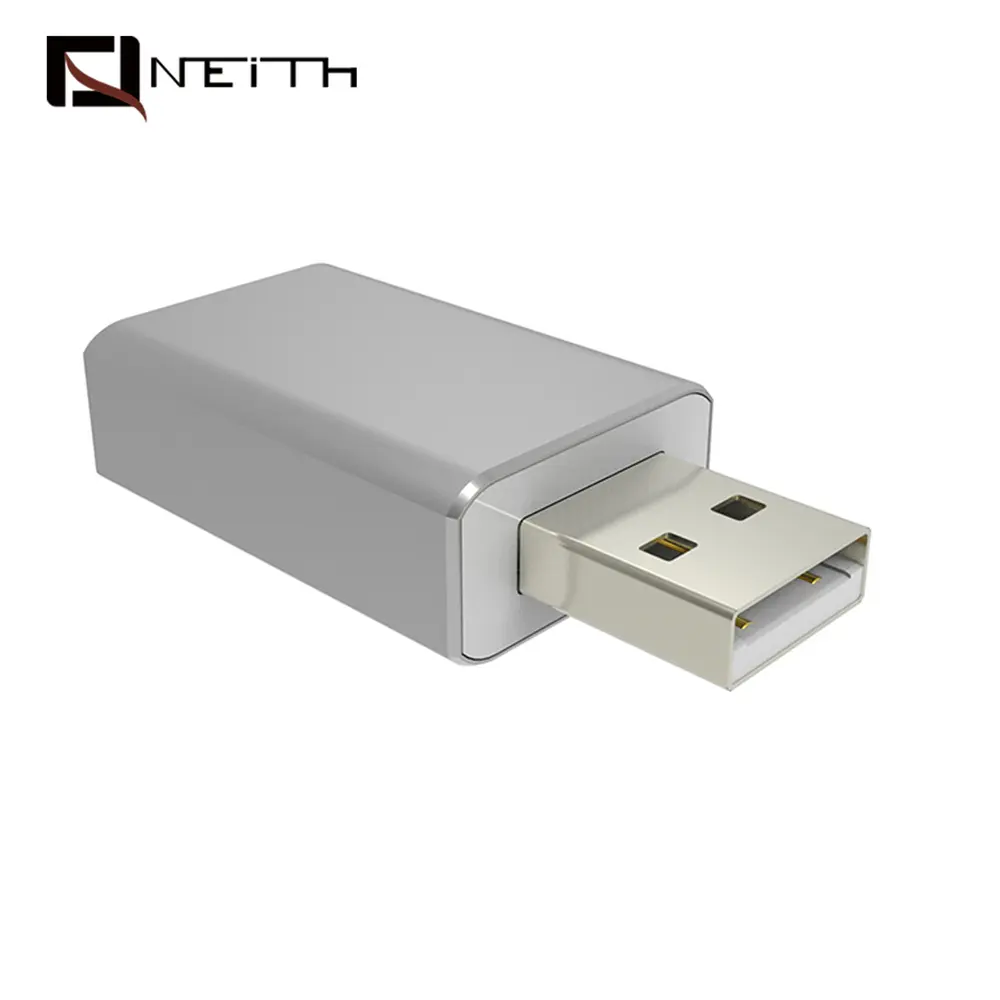 USB audio adapter USB External Stereo Sound card 3.5mm Headphone and Microphone Jack