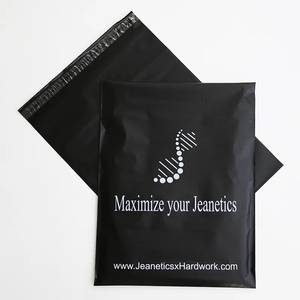 Borsa postale per spedizione di abbigliamento postale con LOGO personalizzato stampato in nero opaco - Product Image 4