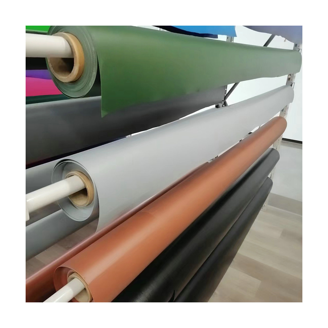 SIJIATEX Knife Coated PVC Tarpaulin Heavy Duty Tarpaulin Rolls Other Fabric Woven Plain Custom Size Seamless Mattress Boys Girls
