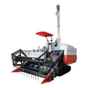 제조 업체 미니 결합 쌀 수확기 물 냉각 4 실린더 터보 엔진 미니 수확기 기계 도매 가격