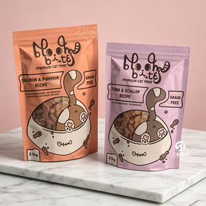 Custom Printed Aluminum Foil Pet Treat <b>Packaging</b> <b>Bags</b> Moisture Proof Resealable Dog Food Cat Food <b>Packaging</b> Pouch - Product Image 4