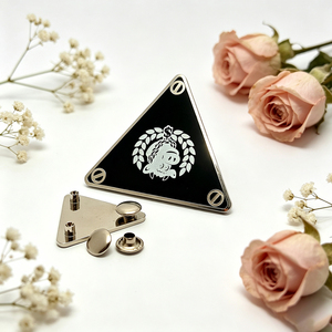 Casual Wear Wholesale Zinc Alloy Antique Finish Metal Name Plates Custom Logo <b>Rivet</b> Metal Labels for Jeans Denim Fashion Trouser - Product Image 2