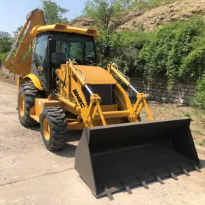 Retroexcavadora China Brand New 4 X 4 Wheel Backhoe Excavator Loader