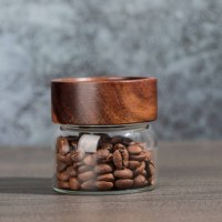 Vente en gros de pots en verre transparent à large ouverture de 100 ml avec couvercles en plastique, qualité alimentaire, écologiques, pour la cuisine, le chocolat, les noix, le sucre, les chewing-gums