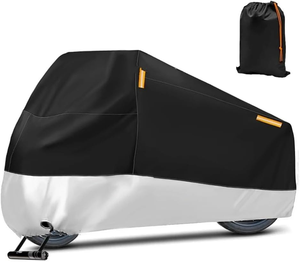 Housse de <span class=keywords><strong>moto</strong></span> imperméable Oxford 210D de qualité supérieure avec protection UV, housse de scooter extérieure de grande taille - Product Image 1