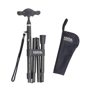 Bastone da Passeggio Ergonomico Pieghevole in Fibra di Carbonio, Bastoni da Passeggio per Anziani KMINA K10068 - Product Image 4