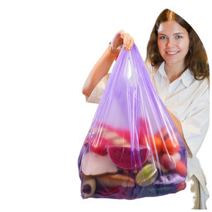 ถุงขยะแบบเสื้อยืดขายส่งจำนวนมาก ถุงขยะแบบเสื้อกั๊กทนทาน ราคาโรงงาน - Product Image 4