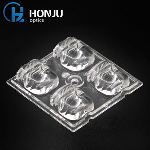 HONJU 4H1P60 140X80 Grau PC Lente Estádio Luzes Plástico ao ar livre High Clear LED Lentes Refletores Plano-Convex para Lâmpadas de Rua - Product Image 1