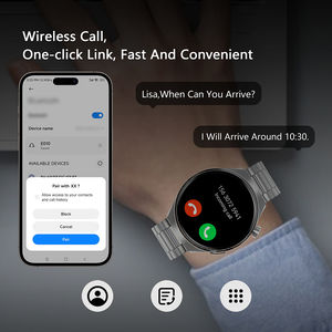 Schlichte Business-Smartwatch für Herren mit Anruffunktion, Herzfrequenzmessung, Wasserdichtigkeit, Sport- und Fitnessfunktionen für Android und iOS - Product Image 4