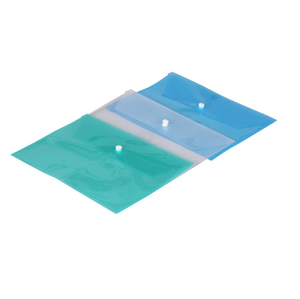 Document <b>Folder</b> Plain Series Stationery A4 <b>Plastic</b> File Organizer Simple Design Document Holder for Office School Use - Product Image 2