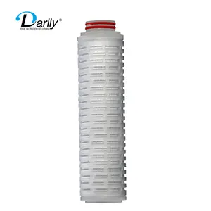 Nominal Absolute Efficiency PP Polypropylene Pleated Water Filter Cartridge For Prefiltration and Clarification of Liquid