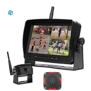 7 ''AHD ไร้สายอัจฉริยะจุดบอด BSD บันทึกเตือน DVR กล้องย้อนกลับพร้อมจอมอนิเตอร์สำหรับรถบรรทุกรถบัส RVs trailer - Product Image 2