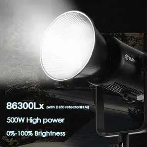Tolifo X-500B LITE 500W Bi renk 2700-6500K Linklite APP kontrol fotoğraf stüdyosu Film COB sürekli aydınlatma LED Video işığı