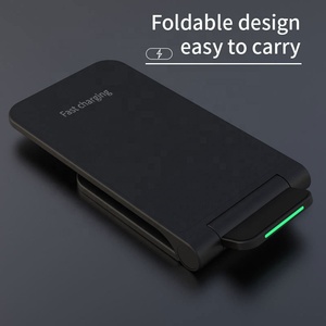 Nuevo <span class=keywords><strong>Cargador</strong></span> <span class=keywords><strong>Inalámbrico</strong></span> Plegable Qi 2026 de 15W con Soporte para Teléfono, <span class=keywords><strong>Cargador</strong></span> <span class=keywords><strong>Inalámbrico</strong></span> Portátil para iPhone, Samsung, Xiaomi - Product Image 3