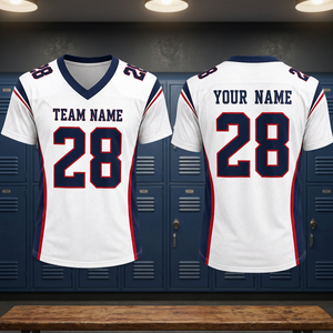 Maillot de football américain personnalisé pour jeunes et adultes, uniforme d'équipe personnalisé, polyester respirant, sublimation, vêtements de sport pour l'entraînement et les matchs - Product Image 3
