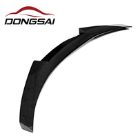 Aileron de coffre arrière en fibre de carbone, style M4, moulé par compression, pour BMW Série 4 F36 Gran Coupé