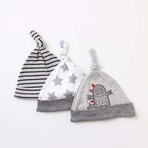 INS bébé Nouveau-Né coton chapeau 0-6 mois nouveau-né chapeau 100% coton garçons filles bébé <span class=keywords><strong>naissance</strong></span> noué bébé <span class=keywords><strong>bonnet</strong></span> chapeaux - Product Image 1