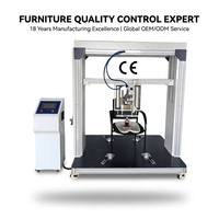 Machine de test de durabilité automatique pour sièges et dossiers de chaises, testeur de propriétés mécaniques pour laboratoire de meubles avec contrôle PLC