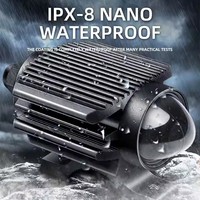 Faros delanteros de bicicleta de Motor de doble Color, mini luz de conducción para motocicleta, luz led, Faro, Luces Para Motos, Focos Led