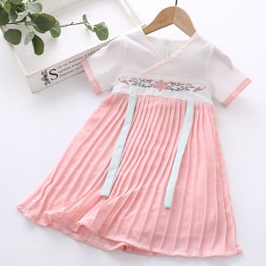 Nouvelle Robe Traditionnelle Africaine Rose Kelly pour Filles, Style Princesse Moderne, Idéale pour Pâques et l'Été, Provenant d'un Fournisseur Chinois - Product Image 1