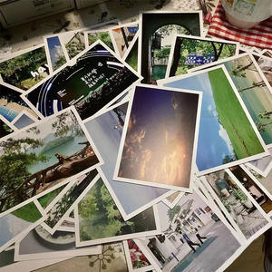 Kartu pos foto kustom cetak massal 300GSM gaya Modern kartu ucapan pribadi untuk hadiah - Product Image 2