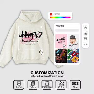 Sudadera con Capucha Extra Grande de Primera Calidad, Personalizada con Logotipo, 100% Algodón, Bordada e Impresa en 3D, para Hombre, Temporada de Invierno - Product Image 4