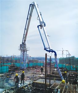 Fabricante Chino JIUHE HG33, Transportador de Hormigón Hidráulico de Múltiples Pisos, Distribuidor de Hormigón Estacionario, Pluma de Colocación de Hormigón - Product Image 6