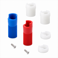 Kit d'extension de tige de robinet de lavabo 97479, pour robinet à large ouverture, en plastique, pour eau froide et chaude, matériel de réparation complet