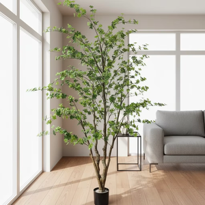 Árbol Artificial <span class=keywords><strong>de</strong></span> Enkianthus Perulatus, Flor <span class=keywords><strong>de</strong></span> <span class=keywords><strong>Nieve</strong></span> Japonesa Artificial con Follaje Verde Denso para Decoración <span class=keywords><strong>de</strong></span> Interiores, Hogar y Oficina, Varios Tamaños - Product Image 1