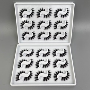 ขน<span class=keywords><strong>ต</strong></span>าปลอมแบบขายส่ง 7D 12-22 มม. ขน<span class=keywords><strong>ต</strong></span>าปลอมหรูหรา นุ่มฟู ทำจากไหมเทียม 100% ขน<span class=keywords><strong>ต</strong></span>าปลอม 3D แบบขนมิงค์เทียม 10 คู่ แบบเ<span class=keywords><strong>ต</strong></span>็มแถบ - Product Image 2