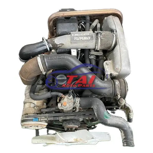 High Quality 4JB1T/4JB1 Turbo Diesel Complete Engine With Gearbox For ISUZU