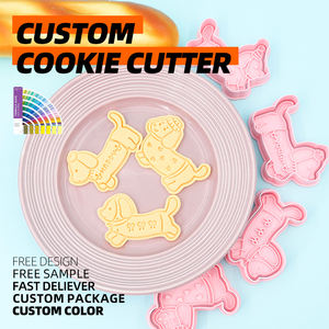 Moule à biscuits en forme de <span class=keywords><strong>chien</strong></span> de lentille de dessin animé pour chiens outil parfait pour la cuisson de friandises pour chiens - Product Image 4