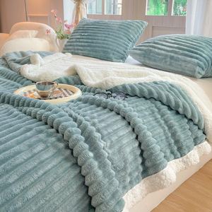 ผ้าห่มขนแกะสีแสดเข้มนุ่มสบายสำหรับโซฟาในฤดูหนาว - Product Image 6