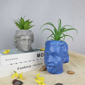 Đầu Gốm Hoa Chậu Cây Chậu Với Mặt Mọng Nước Hoa Chậu & Planters Cây - Product Image 1