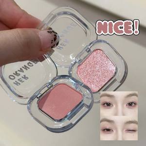 Palette de fard à paupières brun rouge mat avec paillettes perlées faible saturation Earth Shadow Eyeliner maquillage livraison directe - Product Image 3