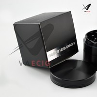 Vagrinders Broyeur d'herbes métalliques en alliage d'aluminium de haute qualité 63MM Vente à chaud de style moderne OEM/ODM 4 pièces pour accessoires pour fumeurs