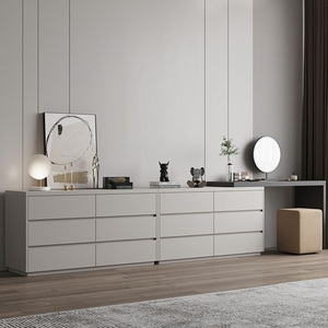Bedroom <strong>Dressing</strong> <strong>Table</strong> With Cabinet Nordic <strong>Dressing</strong> <strong>Table</strong> With <strong>Mirror</strong> Wooden Make up <strong>Table</strong> With Led <strong>Light</strong> - Product Image 2