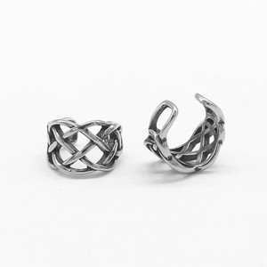 Pendientes yunnique de malla geométrica de acero inoxidable para hombres y mujeres, regalo, joyería, accesorio de moda - Product Image 5