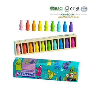 Gioco Educativo Montessori JET OEM: Indovina il Colore, Abbinamento di Figure in Legno, Gioco di Abbinamento Bevande e Tazze per Ordinare - Product Image 1